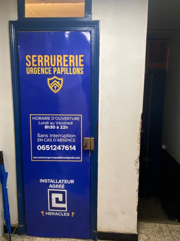 Serrurerie urgence papillons
