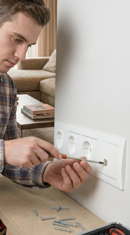 Pose ou remplacement de prise internet RJ45