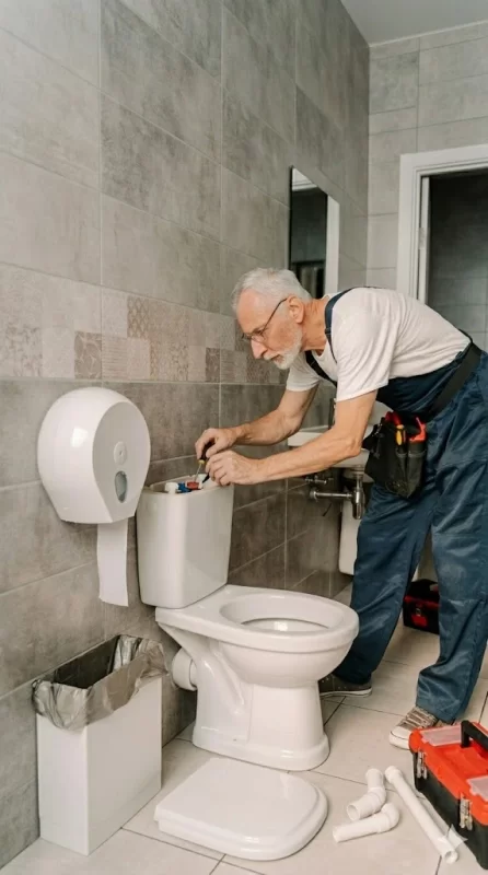 Remplacement de chasse d'eau WC