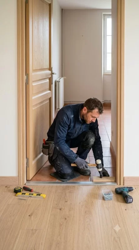 Remplacement d'une barre de seuil 