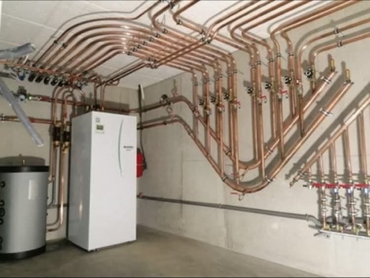 Réseau chauffage chaufferie