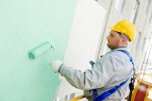 Pose peinture photocatalytique (empêche polution)