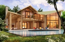 Construction chalet bois
