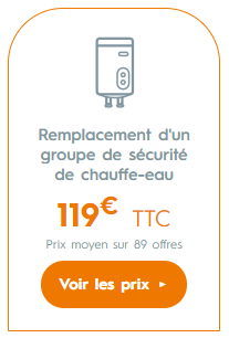 Remplacement groupe de s&eacute;curit&eacute;